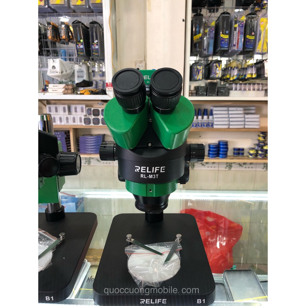 Kính Hiển Vi 3 Mắt Relife RL - M3T (Kèm đèn led)
