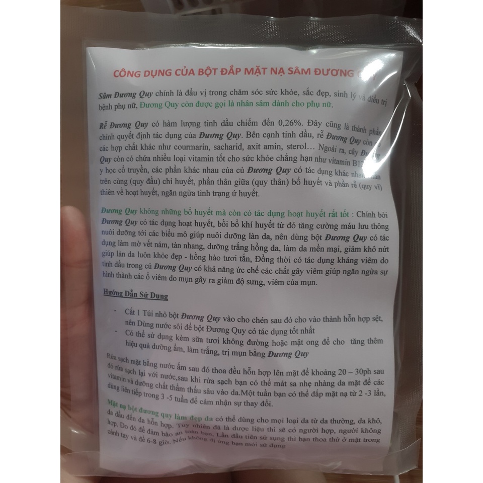 MASK đắp mặt ( bột sâm )- Siêu trắng da, hết mụn, nám, trẻ hóa ( 15 túi )