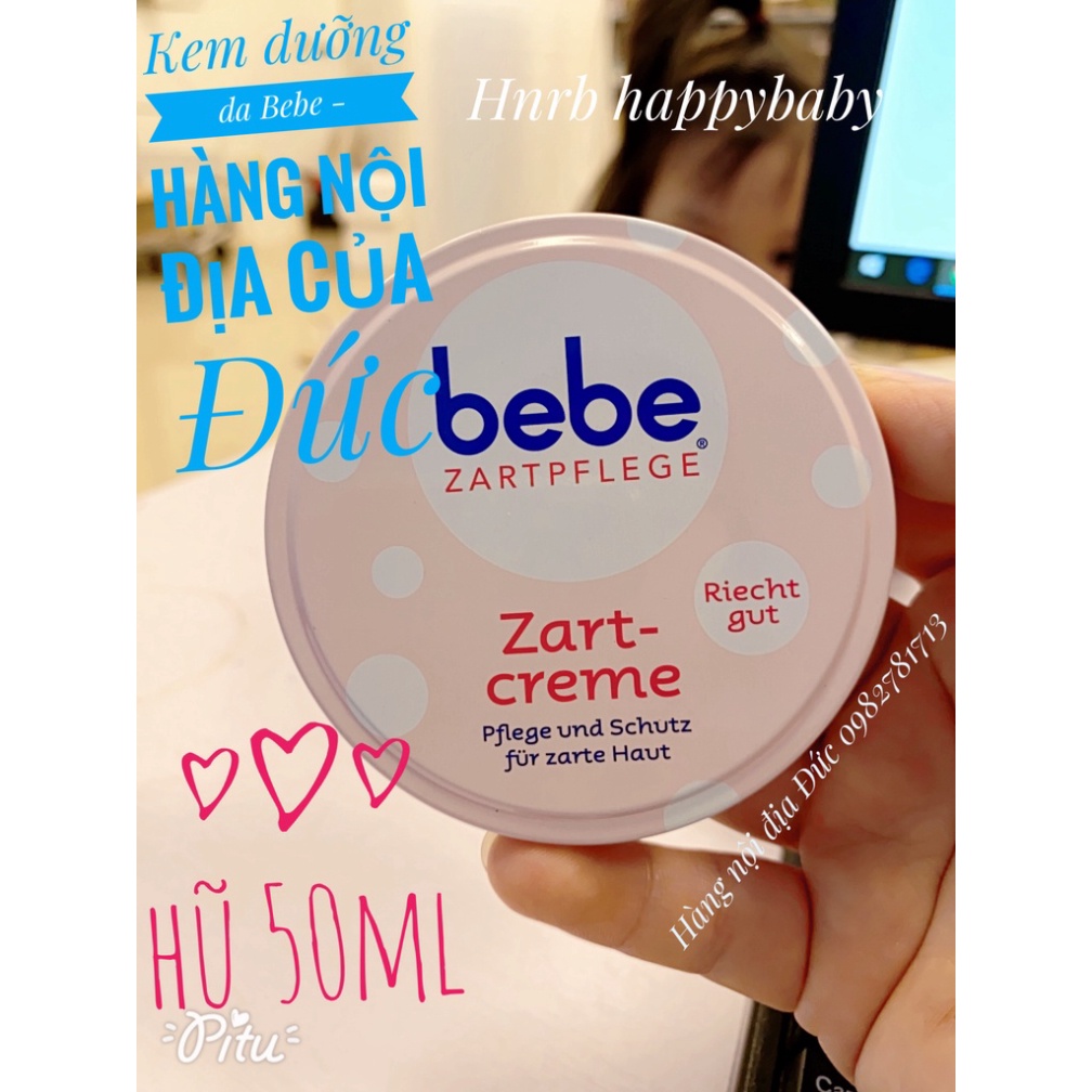 Kem dưỡng da Bebe Zart-creme của Đức hũ 50ml