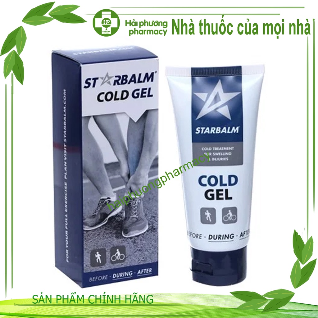 Gel làm lạnh thể thao STARBALM Cold Gel dùng trong và sau khi chơi thể thao 100ml
