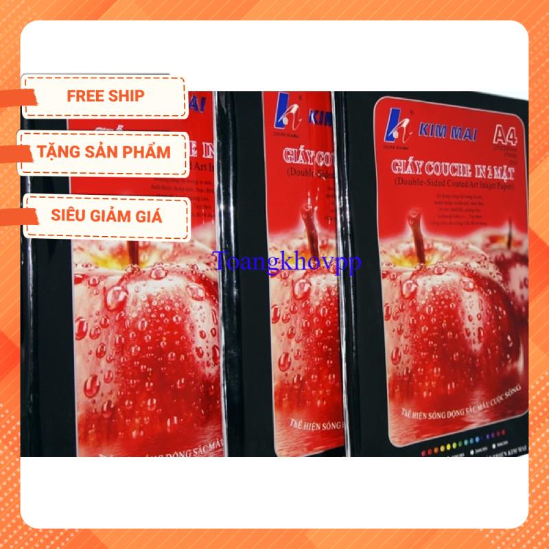 Giấy in ảnh bóng 2 mặt A4-A5 định lượng 260 gsm ( 50 tờ / tập )