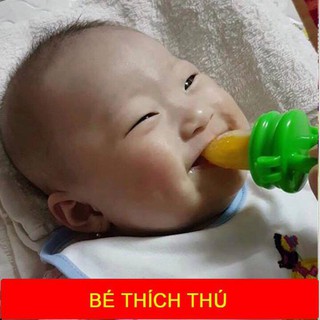 tuan109 ( Tặng kèm Núm Thay Thế Và Rơ Lưỡi Silicon) Túi Nhai Ăn Dặm GB Baby Hàn Quốc Cho Bé Từ 5 - 6 Tháng tuan109