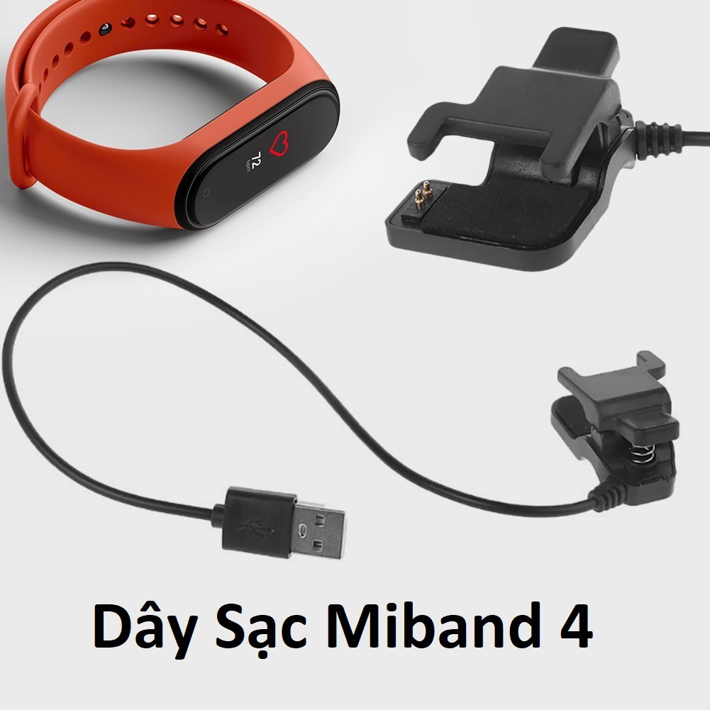 Dây Sạc Cáp Sạc MiBand 4 New [ Tặng dán màn hình ]