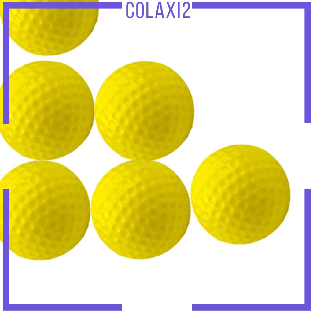 Set of 10 Golf Practice Ball Outdoor Sports PU 1.65inch for Training Aid