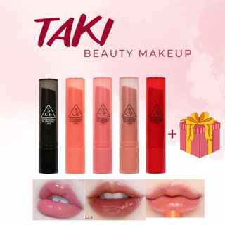 Son Dưỡng Có Màu 3ce Plumping Lips 2.2g [Coral- Rosy- Red- Pink- Clear]