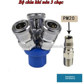 BỘ CHIA KHÍ NÉN 3 CHẠC