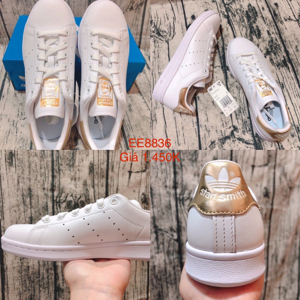 Giày Stan Smith Gót Vàng