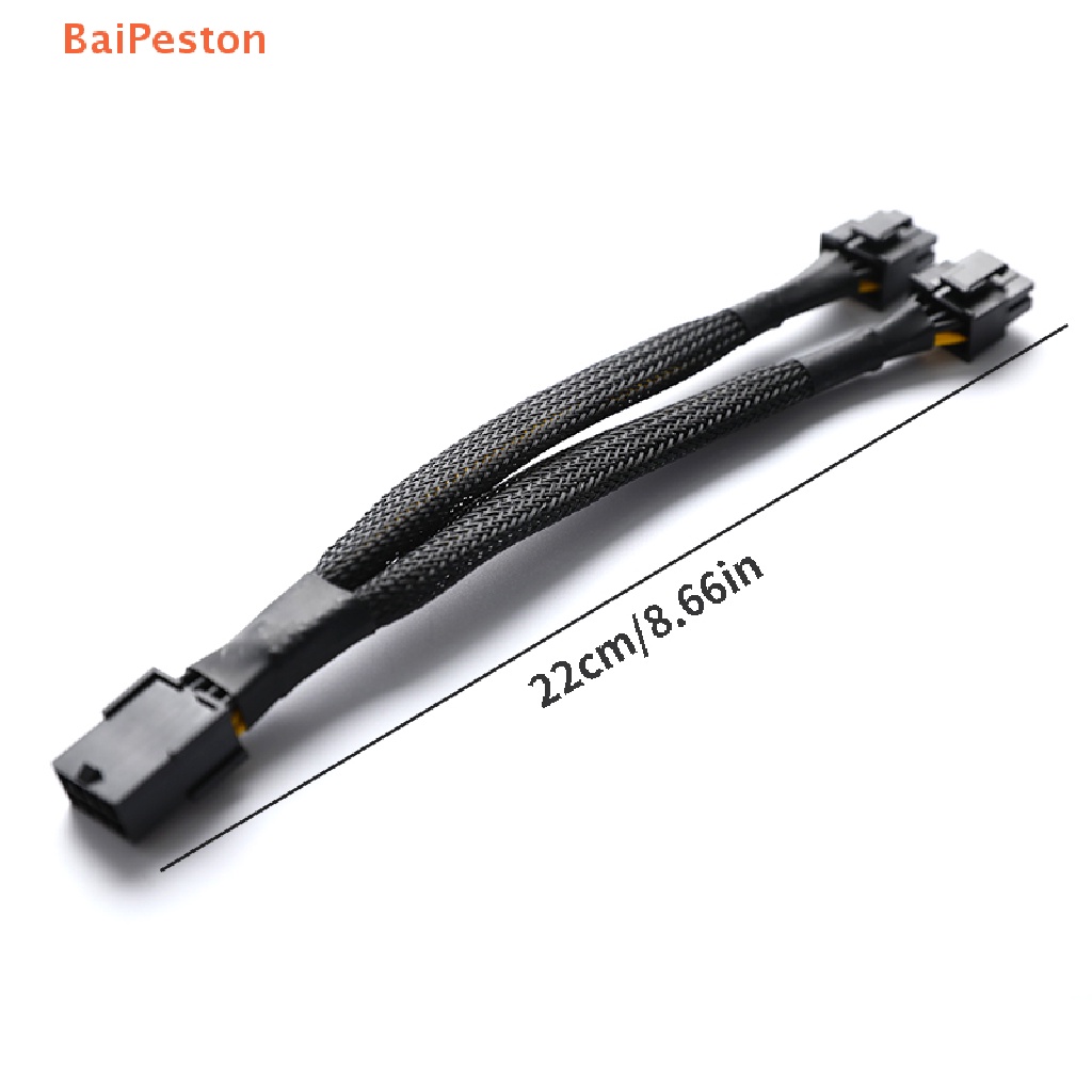 Bộ Chuyển Đổi Nguồn Điện GPU 8 Pin Female Sang Dual 2X 8 Pin (6 + 2) Male PCI Express