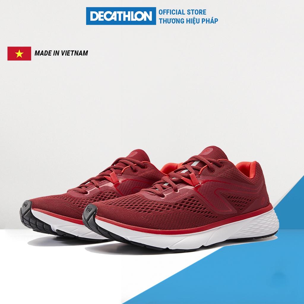 Giày chạy bộ nam Decathlon Run-Support giảm chấm - Đỏ