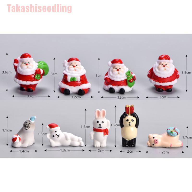 Mô Hình Người Tuyết mini Bằng Nhựa Dễ Thương Dùng Trang Trí Giáng Sinh