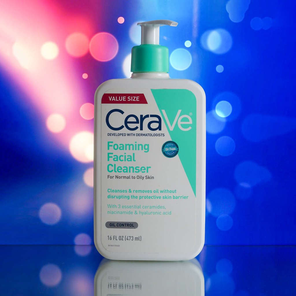 Sữa Rửa Mặt CeraVe Foaming Facial Cleanser 473ml