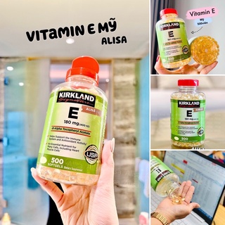 Viên uống Vitamin E 400 IU Kirkland Mỹ 500 viên - thumbnail