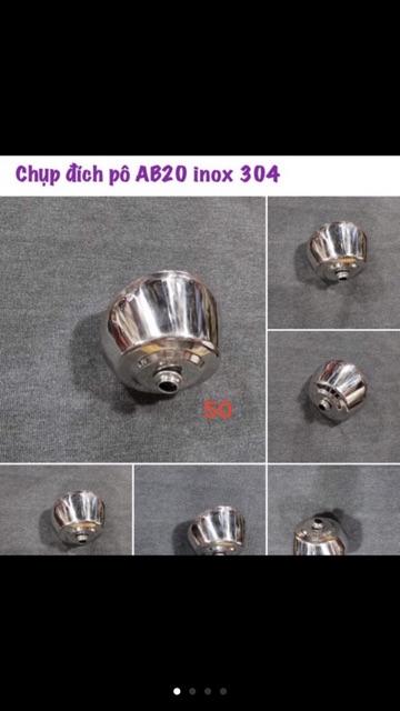 Chụp đuôi pô AB airblade 2020 inox