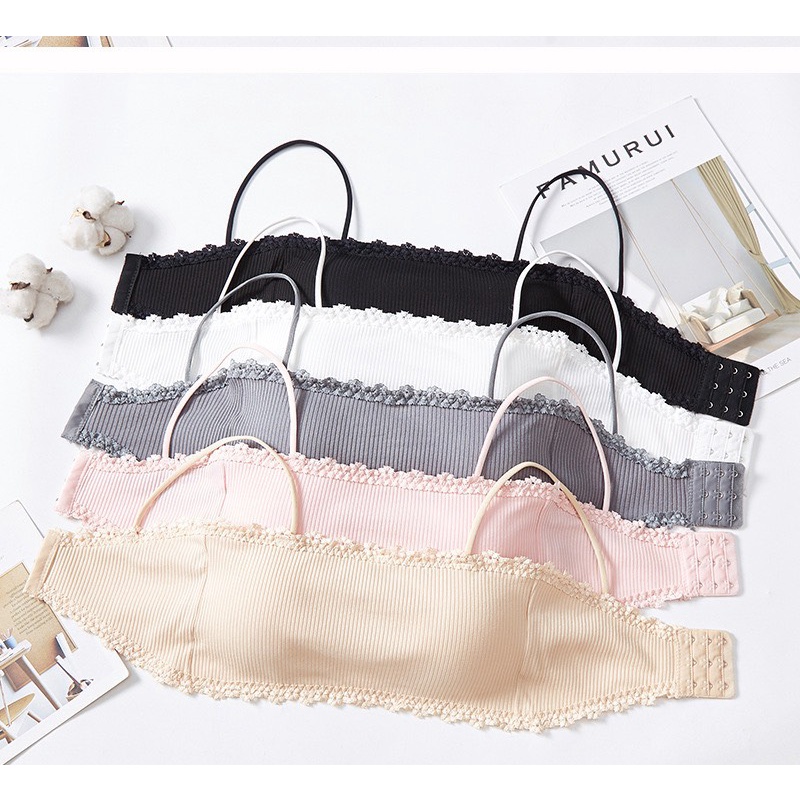 Áo Lót Nữ ❤️FREESHIP❤️ Áo bra đẹp gân tăm viên ren nâng ngực sexy điệu đà mẫu C022