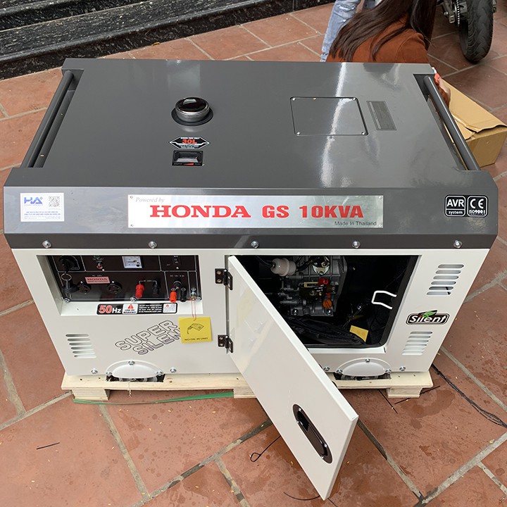 [GIÁ TỐT] Máy Phát Điện Honda Chạy Dầu HD 10KVA 1PHASE-Siêu Chống Ồn-Tiết Kiệm Nhiên Liệu-Xuất Xứ Thái Lan-Bảo hành