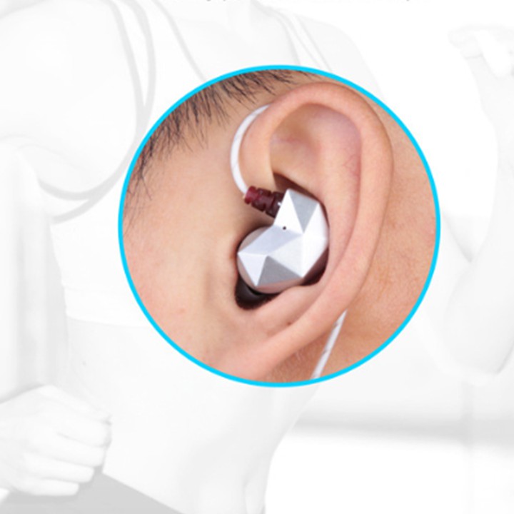 Tai nghe QKZ CK6 có mic,viên kim cương huyền bí