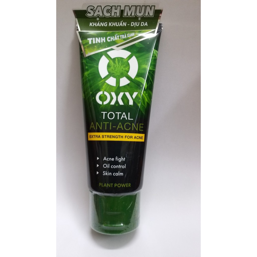 SỮA rửa mặt OXY có hạt làm sạch sâu, đánh bay nhờn, tút sáng da,cực mát 100G