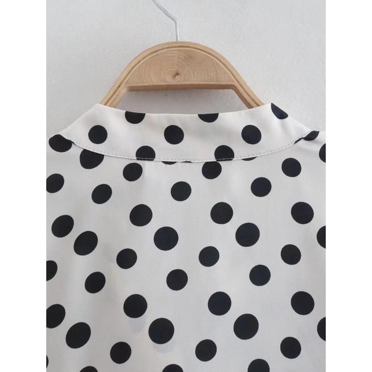 Áo Zara chemise chấm bi AB07SMG40N10 Hot