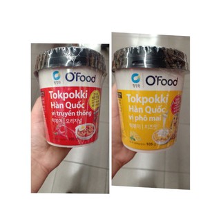 Tokpokki Hàn Quốc vị truyền thống/vị phô mai O'Food 105g