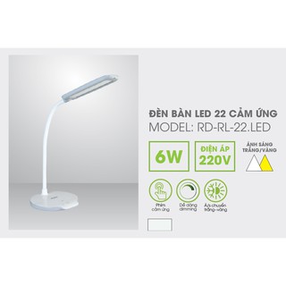 Đèn bàn học chống cận cảm ứng Rạng Đông 22 LED chống cận