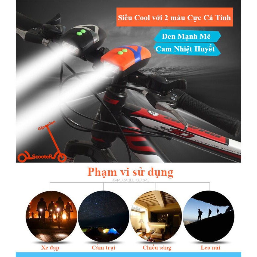 Đèn xe LED siêu sáng đa chức năng chống nước