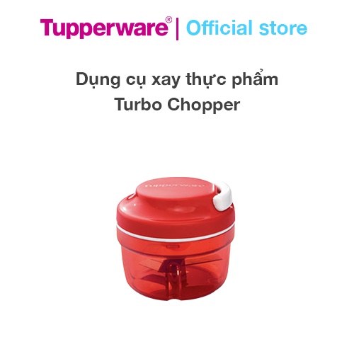 Dụng cụ xay thực phẩm Tupperware Turbo Chopper - Đỏ