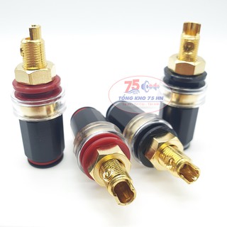 02 cái Jack cọc loa pha lê cỡ lớn hàng cao cấp