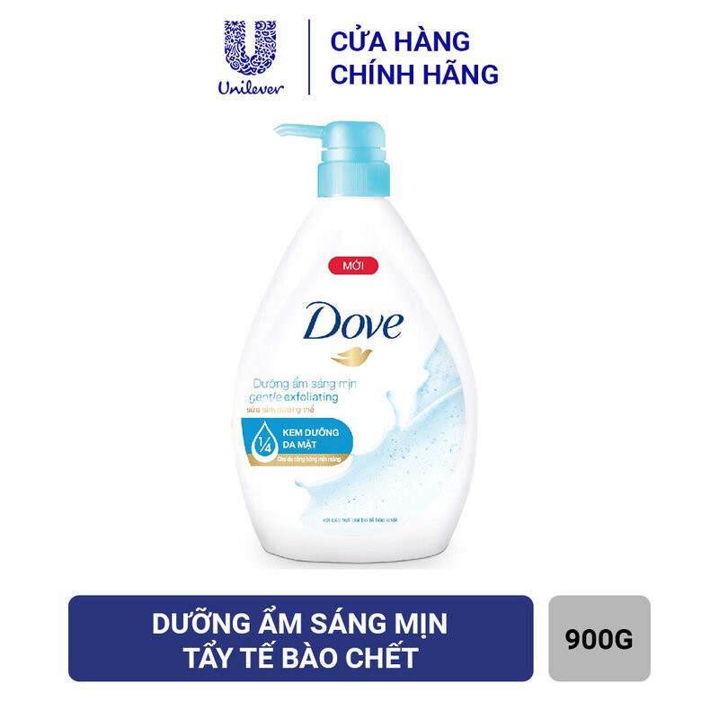 Sữa tắm Dove Dưỡng ẩm sáng mịn