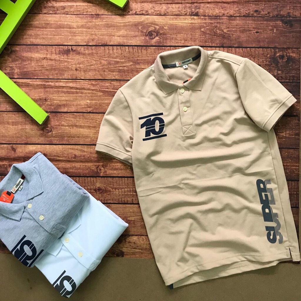 ÁO THUN NAM DRY SỐ 10 CỔ BẺ