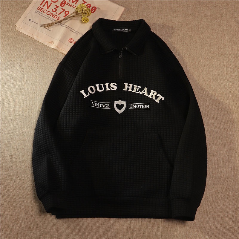 Sweater Mỏng Cổ Polo Dáng Rộng Phong Cách Thời Trang Nhật Bản | BigBuy360 - bigbuy360.vn