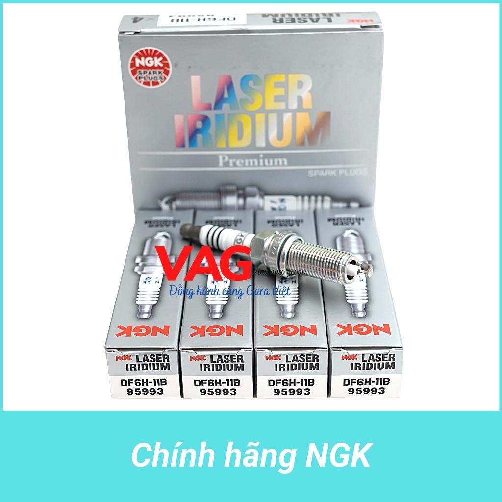 [Chính hãng] Bugi NGK LASER IRIDIUM cho Toyota Vios 14-, Altis 12-, Yaris, Rush, Wigo,... DF6H-11B