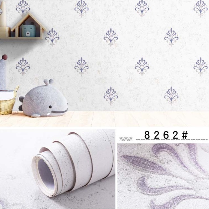 Decal giấy dán tường CHÂU ÂU ĐƠN GIẢN khổ 45cm keo sẵn