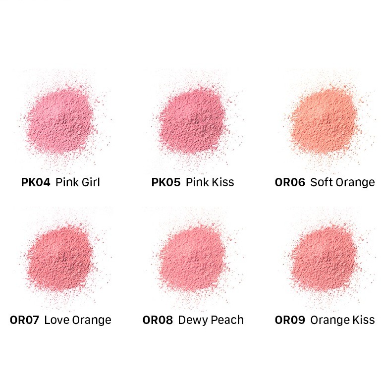 PHẦN MÁ HỒNG SIÊU MỊN HỘP VUÔNG - PK05 PINK KISS