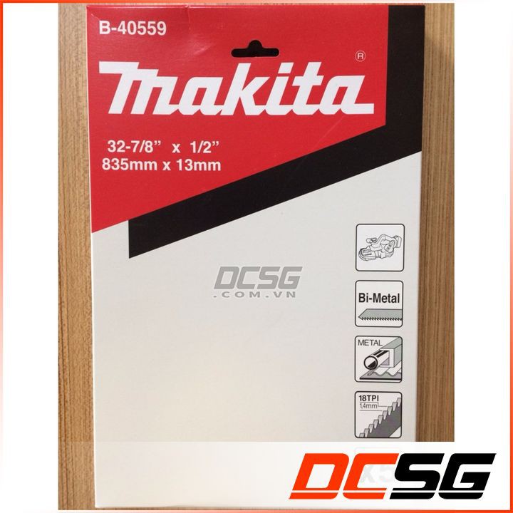 Lưỡi cưa vòng Bi-Metal 835x13x0.5mm Makita B-40559 (01 lưỡi) | DCSG