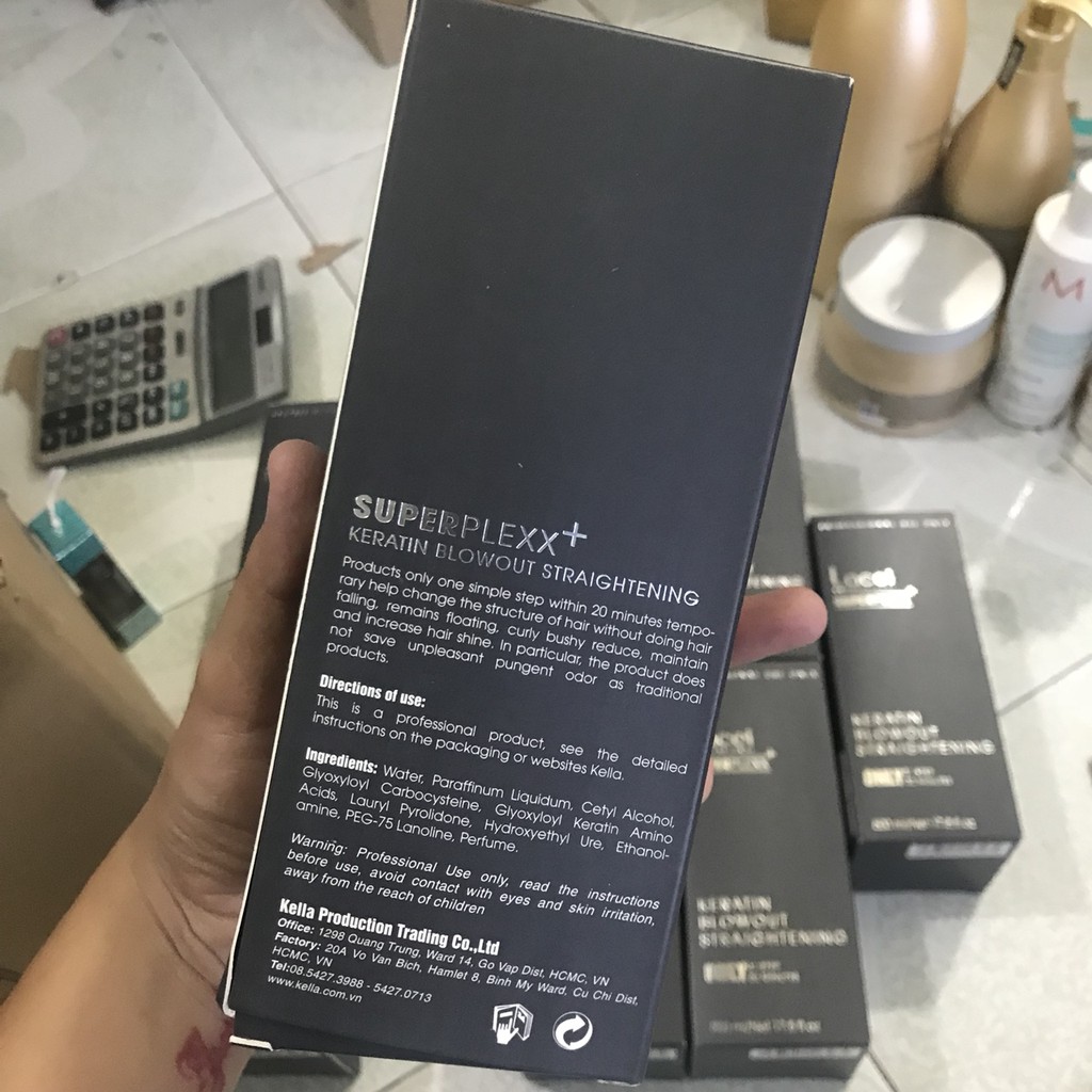 🇻🇳 Duỗi hấp phục hồi tóc hư tổn Keratin Lacei Supperplexx Blowout Straightening 500ml (dùng tại nhà)