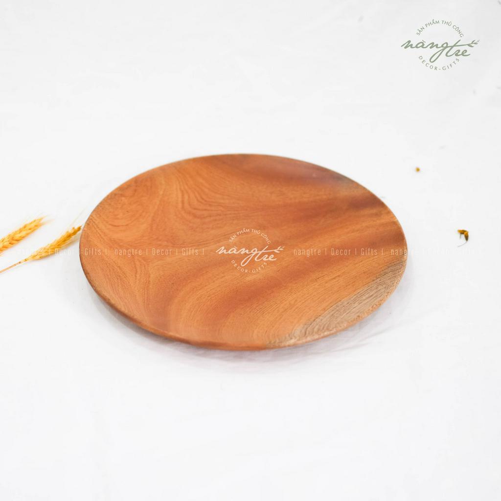 Đĩa gỗ tròn size lớn 30cm