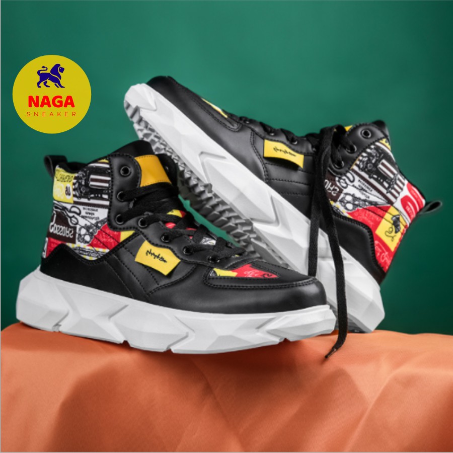 Giày cao cổ nam 2021 cực độc phiên bản đặc biệt NAGA19 | BigBuy360 - bigbuy360.vn