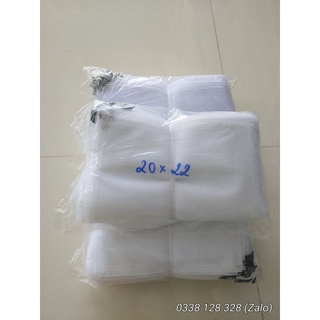 100 cái túi lưới tốt bọc ổi, na, bơ, xoài,...- vật tư nông nghiệp