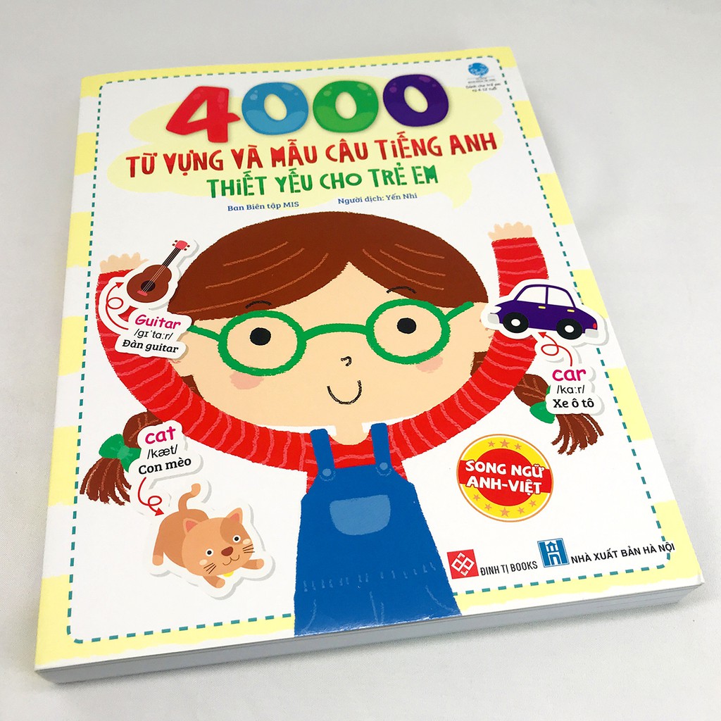 Sách - 4000 từ vựng và mẫu câu tiếng Anh thiết yếu cho trẻ em