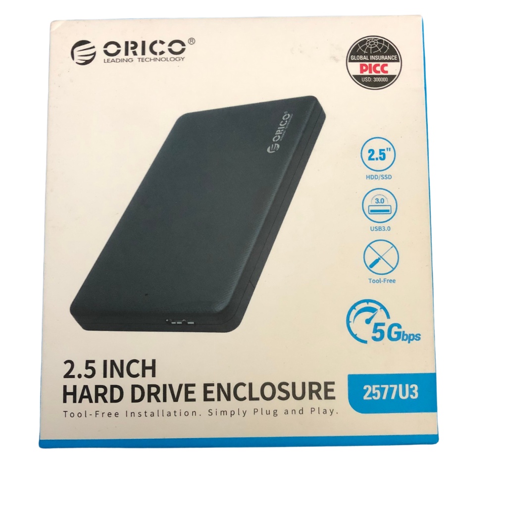 Box ổ cứng hộp đựng vỏ ổ cứng di động 2.5 ORICO dùng cho HDD SSD