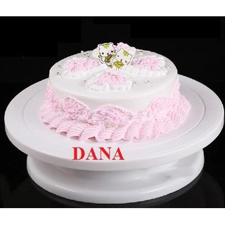 Bàn xoay nhựa  làm bánh 28cm
