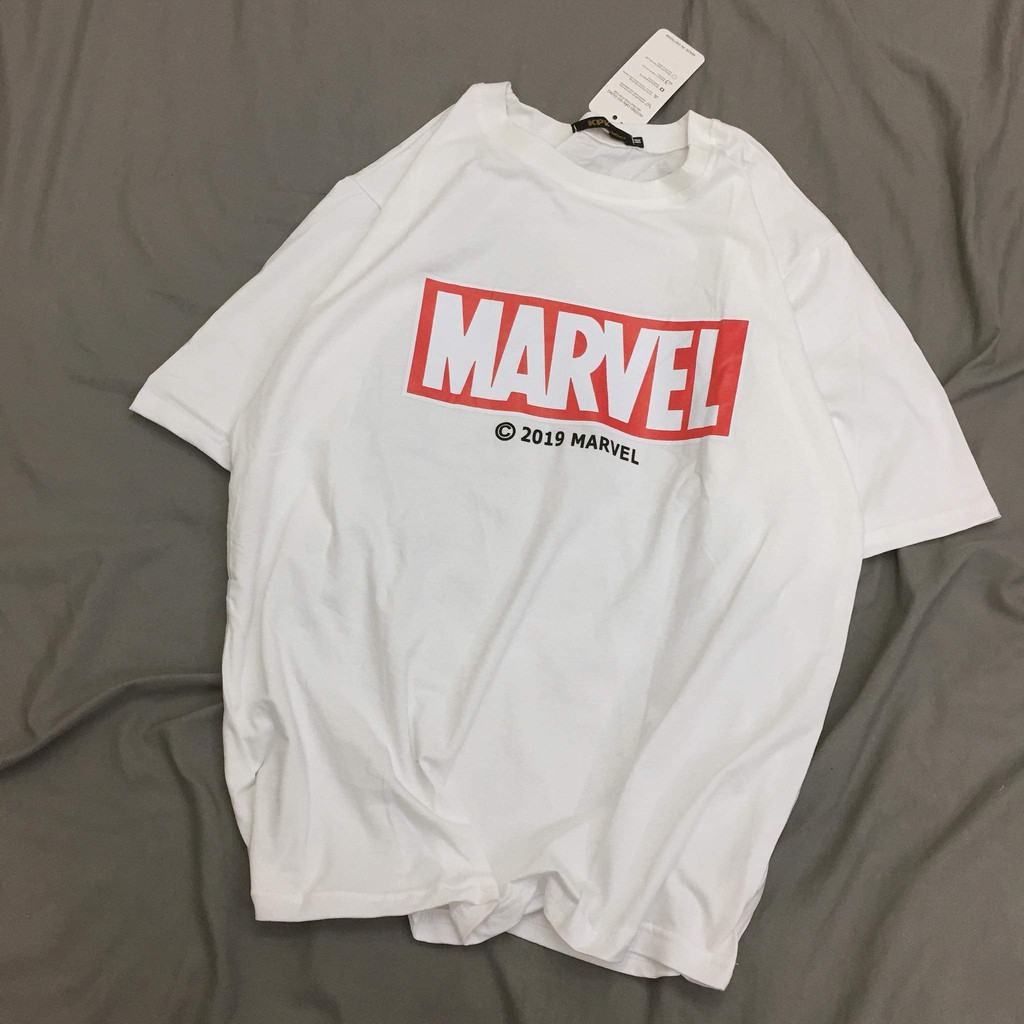 Áo Phông Oversize MARVEL Nam Nữ Tay Lỡ(45-70kg) 100% Cotton Co Dãn 4 Chiều.