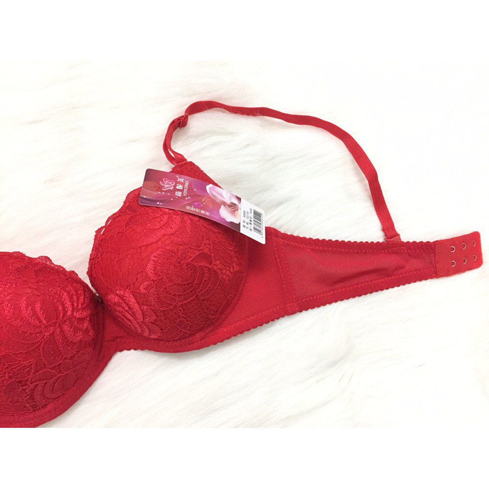 ÁO NGỰC REN HOA HỒNG MÚT DÀY 8686