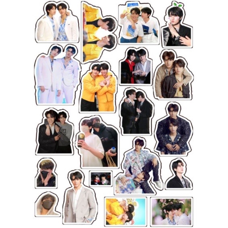 CẮT SẴN | Stickers hình dán MewGulf, JoongDunk, OhmNon, BKPP, EarthMix, PondPhuwin, BrightWin, BPrem, OffGun, YinWar, 2W