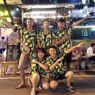 Áo sơ mi hoa quả