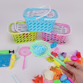 🐠Bộ Đồ Chơi Câu Cá🐠 Kèm Bể Phao+Giỏ Xách