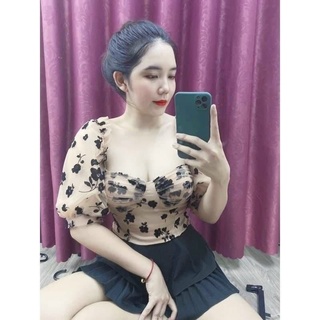 ÁO MOD NGỰC PHỐI LƯỚI