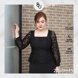 Áo peplum ren bigsize - 22ssm45 -