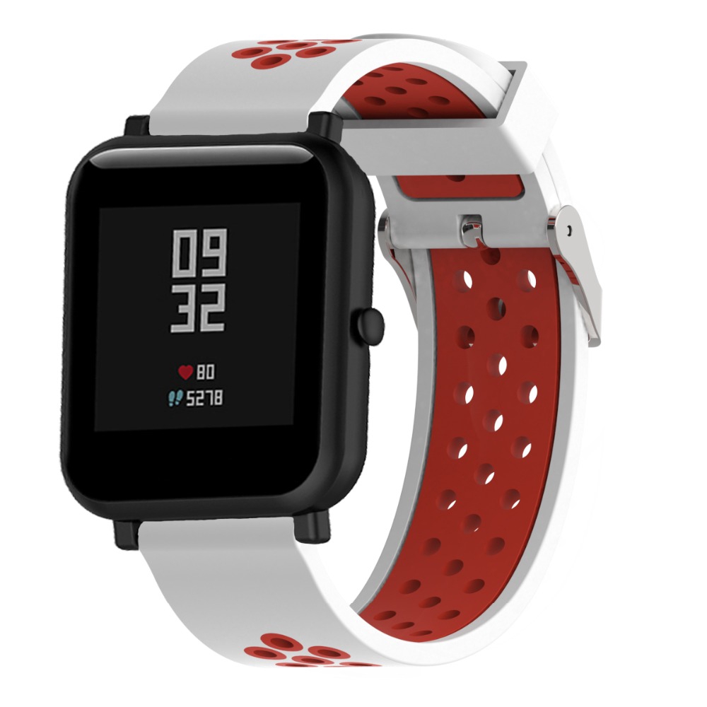 Dây đeo silicon cho đồng hồ thông minh Xiaomi Huami Amazfit Bip BIT PACE Lite Youth