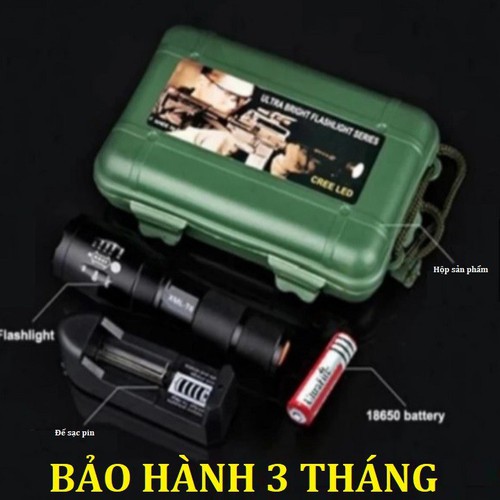 💥[BẢO HÀNH 1 NĂM]💥 Đèn pin siêu sáng XML-T6 Siêu bền chống nước tuyệt đối 💥HÀNG CHÍNH HÃNG💥SIÊU HOT💥